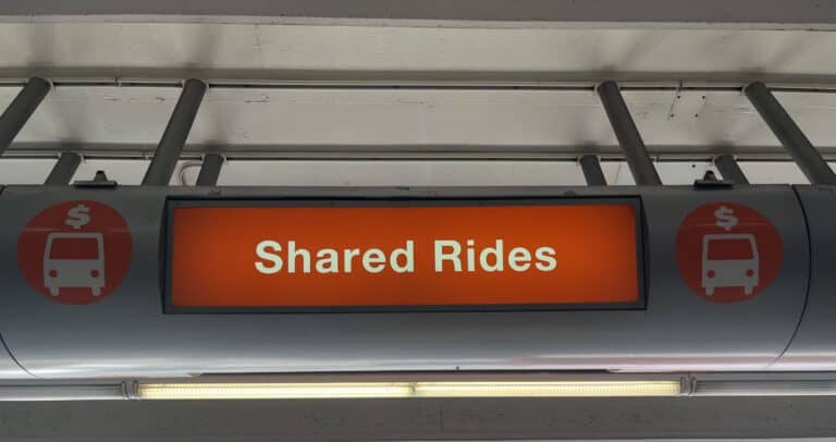 LAX passenger pickup